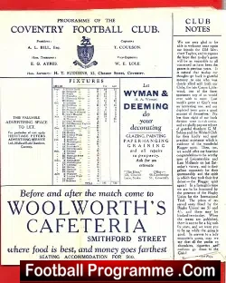 Coventry Rugby v Old Merchant Taylors 1931