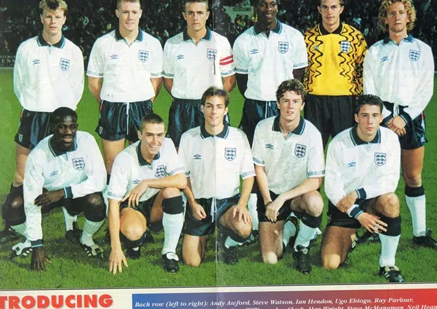 England v San Marino 1993 – Multi Autographed Signed