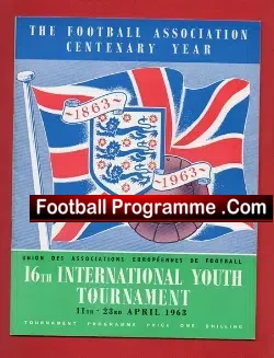England Youth Tournament 1963 – Youth Tournament – Multi Signed