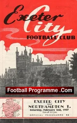 Exeter City v Northampton Town 1957