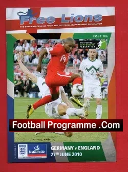 Germany v England 2010 – Free Lions