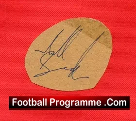 Glasgow Rangers Richard Gough Autograph - football programme