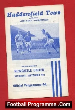 Huddersfield Town v Newcastle United 1961
