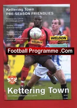 Kettering Town v Northampton Town 2003 – Pre Season