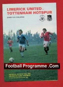 Limerick v Tottenham 1981 – Exhibition Challenge Match