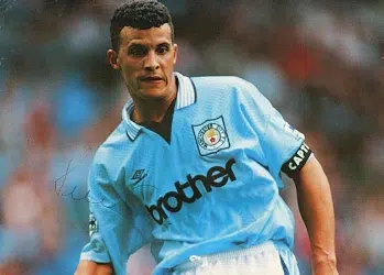 Manchester City Keith Curle Autograph Signed Poster - football programme