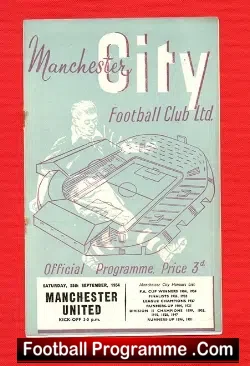 Manchester City v Manchester United 1954 – Man Utd