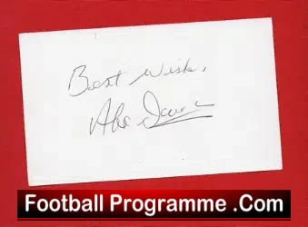 Manchester United Alex Dawson Autograph Busby Babe - football programme