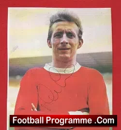 Manchester United Denis Law - Autographed Picture - football memorabilia