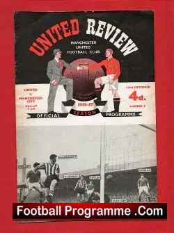 Manchester United v Manchester City 1956