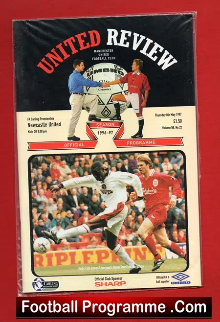 Manchester United v Newcastle United 1997