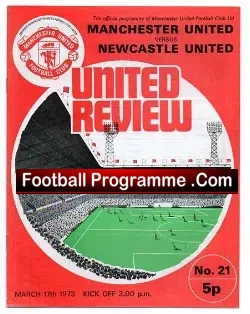 Manchester United v Newcastle United 1973
