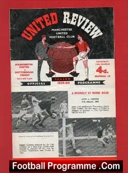 Manchester United v Nottingham Forest 1960