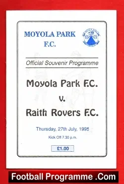 Moyola Park v Raith Rovers 1995