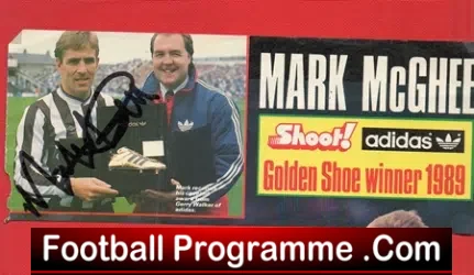 Newcastle United Mark McGhee Autograph