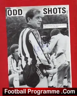 Newcastle United Mick Martin Autograph Picture