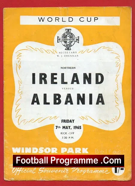Northern Ireland v Albania 1965 – Plus George Best