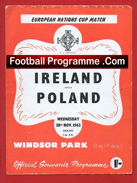 Northern Ireland v Poland 1962