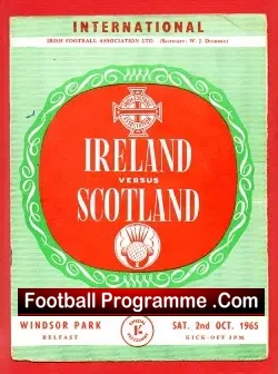 Northern Ireland v Scotland 1965