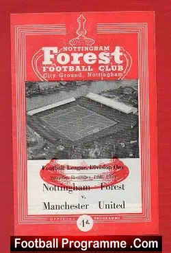 Nottingham Forest v Manchester United 1959