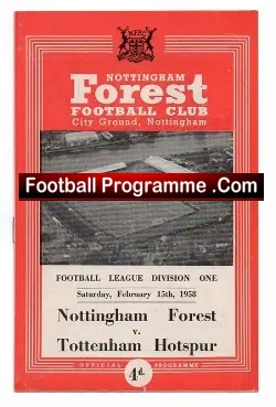 Nottingham Forest v Tottenham 1958 – Busby Babes Tribute