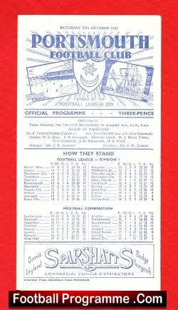 Portsmouth v Newcastle United 1951