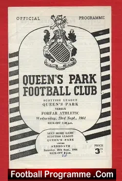 Queens Park v Forfar Athletic 1964