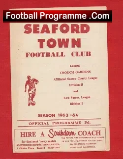 Seaford Town v Uckfield Town 1964 – Sussex County League
