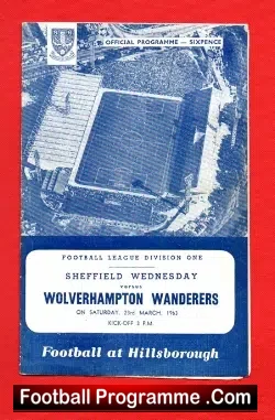 Sheffield United v Wolves 1963 - Multi Autographed Signed - football programme