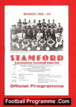 Stamford v Manchester United 1982 – Signed Scott McGarvey