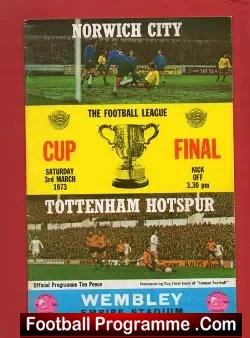 Tottenham Hotspur v Norwich City 1973 – League Cup Final