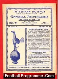 Tottenham Hotspur v Plymouth Argyle 1948