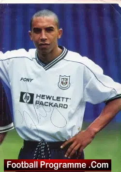 Tottenham Spurs David Howells + Chris Armstrong Signed Picture