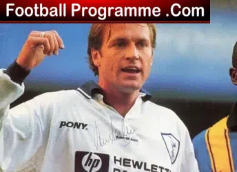 Tottenham Spurs John Scales Autograph Picture