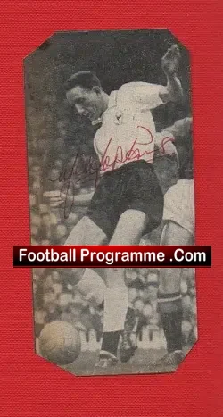 Tottenham Spurs Mel Hopkins Signed Picture 1950’s