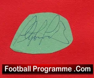 Tottenham Spurs Steve Sedgeley Autograph