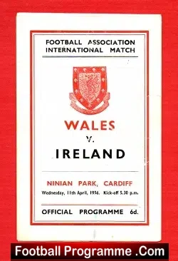 Wales v Ireland 1956 – Ninian Park