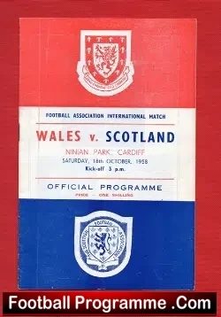 Wales v Scotland 1958 – Denis Law International Debut Game
