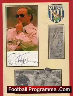 West Bromwich Albion Multi Autographs Players Pictures - football memorabilia