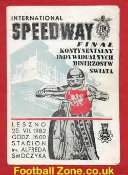 Polish Speedway Programme 1982 - Final