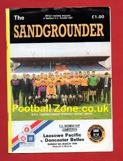 Leasowe Pacific Ladies v Doncaster Belles 1994 - Womens Football