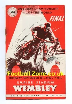 World Speedway Championship World Final 1952