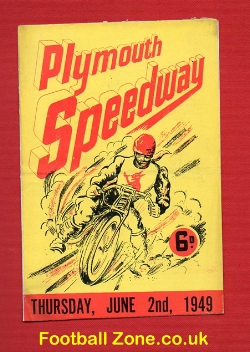 Plymouth Speedway v Yarmouth 1949 + Newspaper Articles