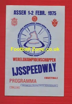 World ICE Quarter Final 1975 at Assen Holland