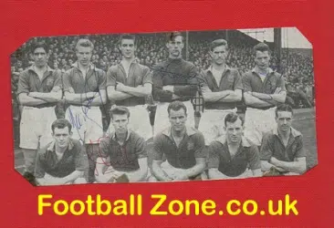 Leeds United Multi Autographs Picture 1950s
