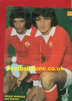 Manchester United Willie Morgan Signed Picture
