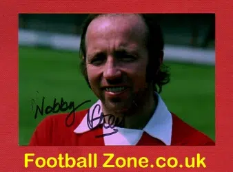 Manchester United Nobby Stiles Signed Picture