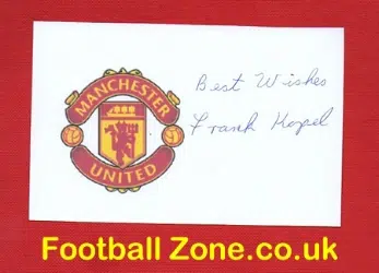 Manchester United Frank Kopel Signed Autographed Card