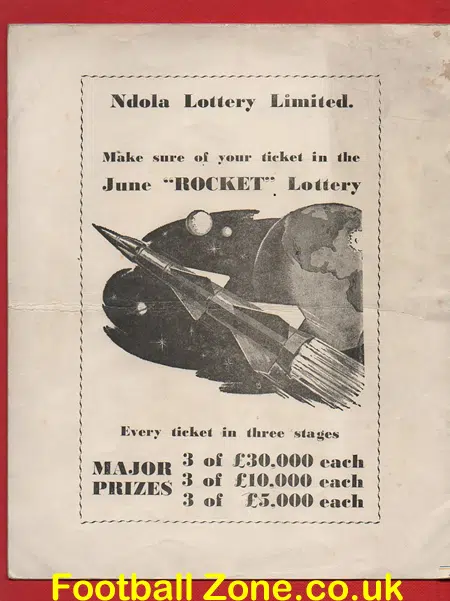 Northern Rhodesia v Bolton Wanderers 1959