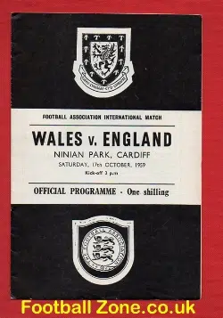Wales v England 1959 – Brian Clough First Match